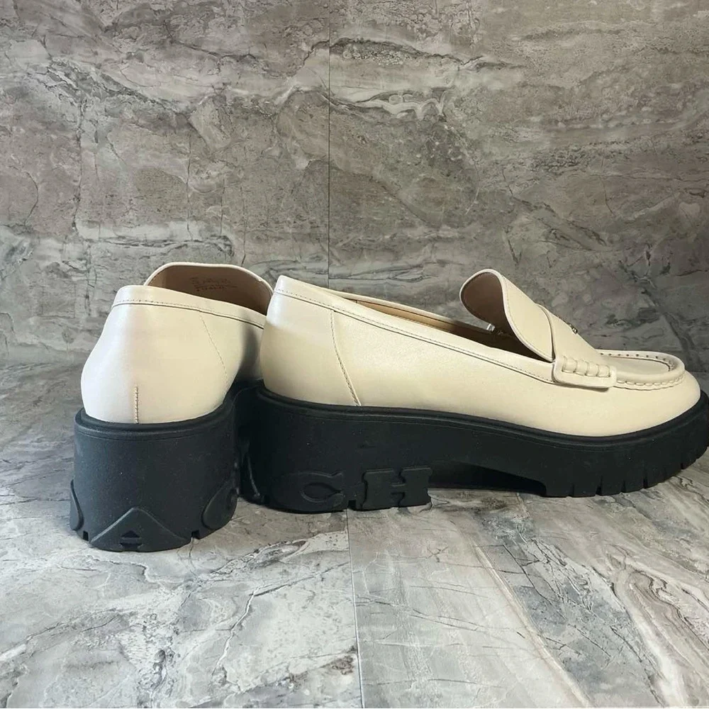 COACH RUTHIE LTHR LOAFER Lucy leather Loafer Shoes - Picture 8 of 8